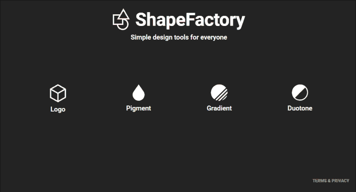 ShapeFactory｜在线设计 LOGO 和配色一键生成的设计神器-Boss设计