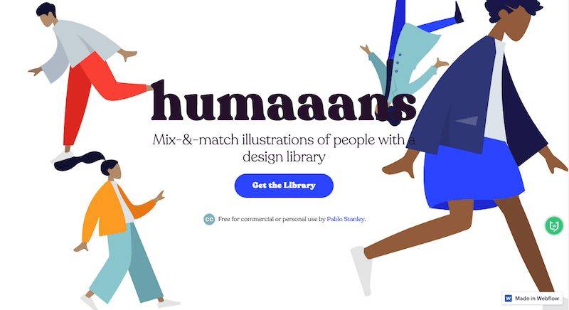 humaaans｜插图设计库，免费可商用人物插画设计素材图库-Boss设计