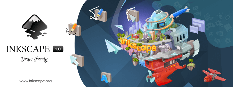 Inkscape | 历经17年后隆重发布的开源插图设计神器-Boss设计