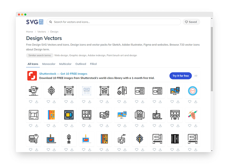 svgrepo | 集合SVG矢量图标和UI设计素材库-Boss设计