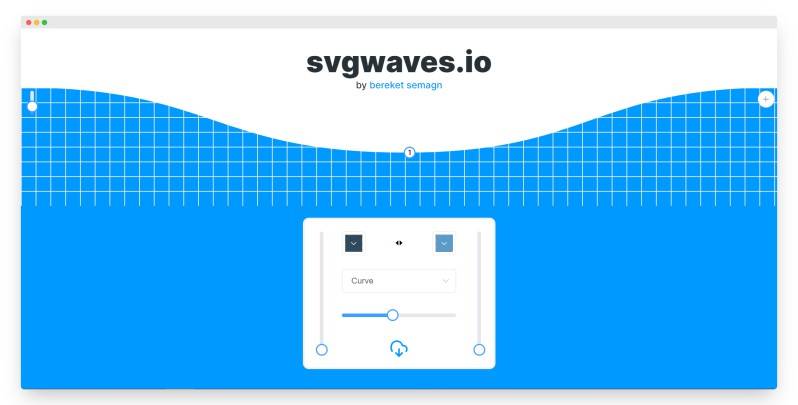 Svgwaves | 在线制作波浪背景图案工具-Boss设计
