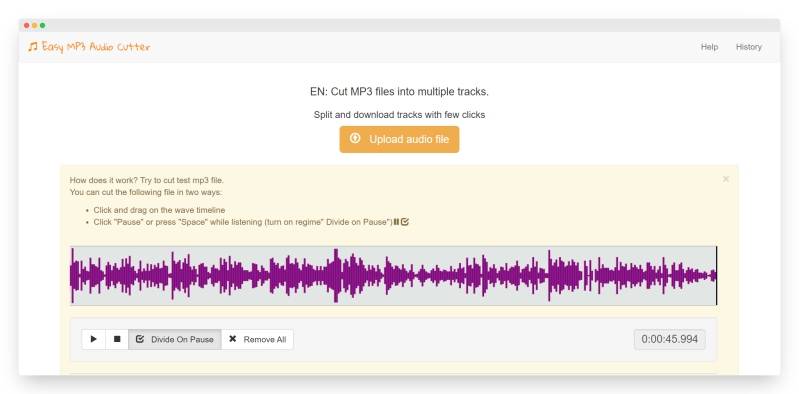 Mp3 Audio Cutter | 在线剪辑 MP3 音频工具-Boss设计