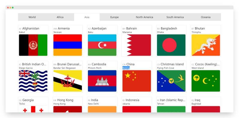 flag-icons | 世界所有国家的国旗 SVG 图标-Boss设计