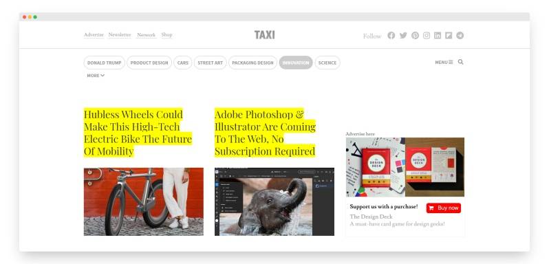 DesignTAXI | 全球顶尖的设计资讯站-Boss设计