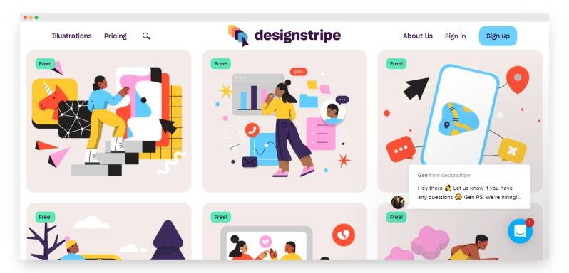 designstripe | 优秀插图自定义编辑器-Boss设计