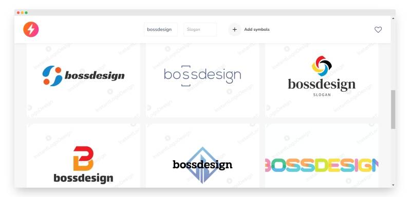 Instant Logo Design | 即时 Logo 设计生成神器-Boss设计