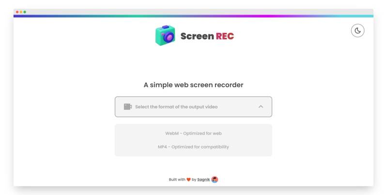 ScreenRec | 跨平台在线录屏工具-Boss设计