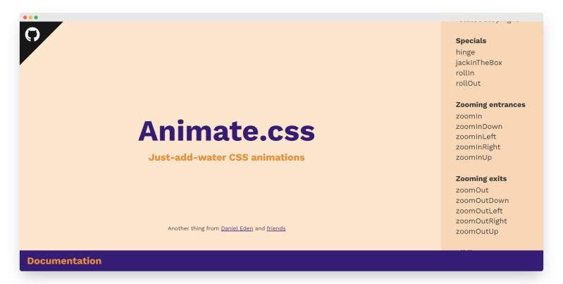 Animate.css | 前端开发人员 CSS 动画库-Boss设计