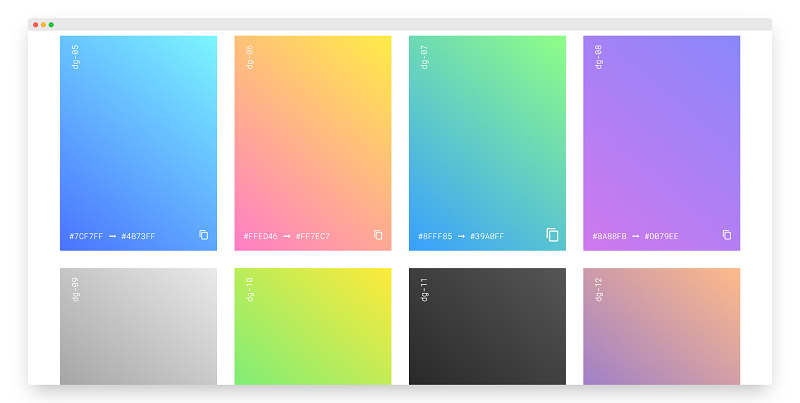 Design Gradients | 令人惊艳的 48 种渐变色方案-Boss设计