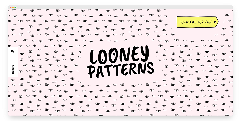 Looney Patterns | 国外手绘背景图案素材站-Boss设计