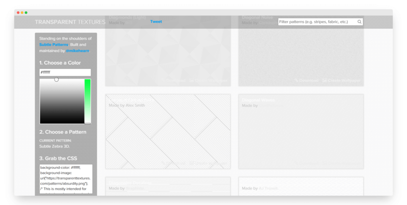 Transparent Textures | 精美优质的无缝纹理图案素材站-Boss设计