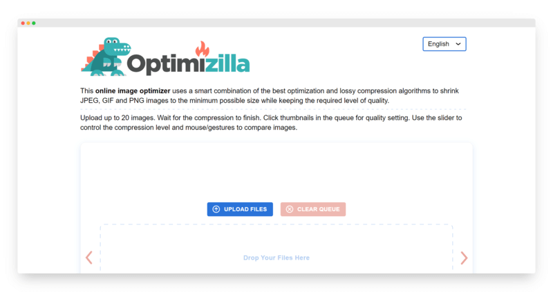 Optimizilla | 图像在线压缩神器-Boss设计