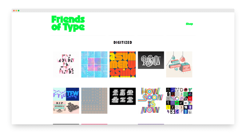 Friends of Type | 原创字体排版设计灵感站-Boss设计