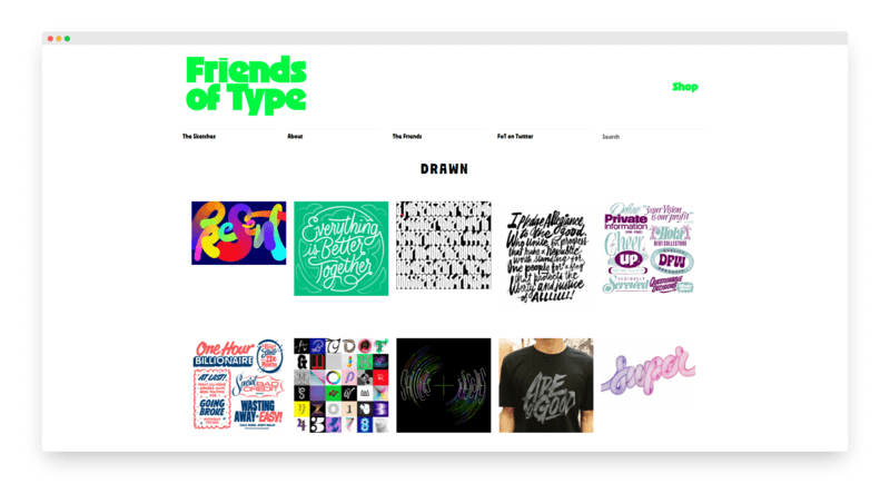 Friends of Type | 原创字体排版设计灵感站-Boss设计