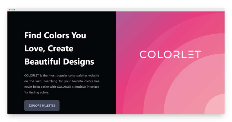 COLORLET | 最受设计师追捧的在线配色网站-Boss设计