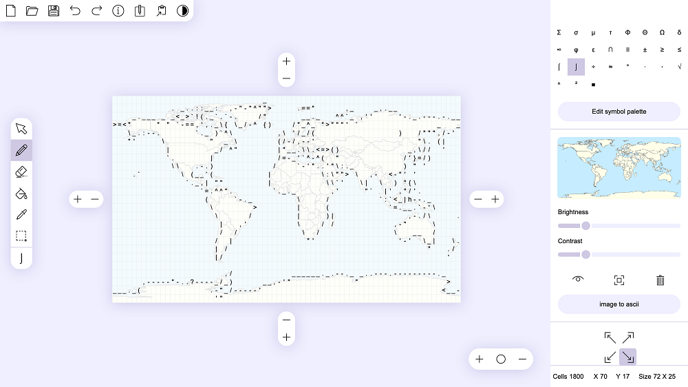 ASCII 免费开源的艺术图案在线生成器-Boss设计