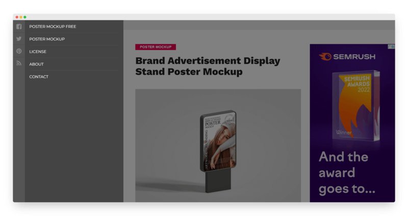 Poster Mockups | 高质量的免费海报样机模型站-Boss设计