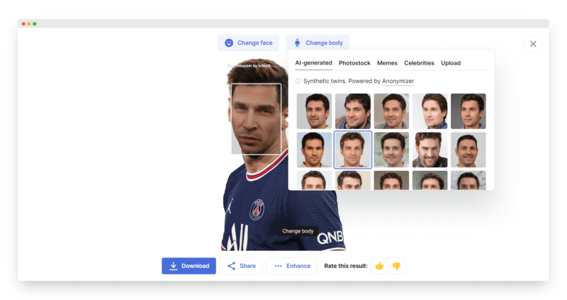 Face Swapper | 智能 AI 在线换脸工具-Boss设计