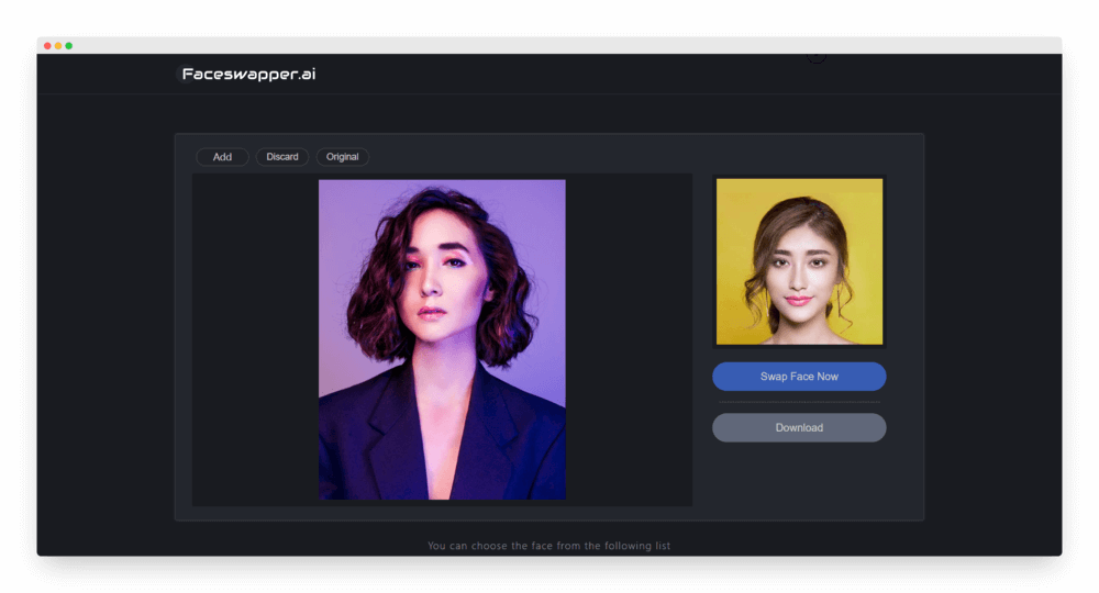 Faceswapper | 智能 AI 在线换脸神器-Boss设计
