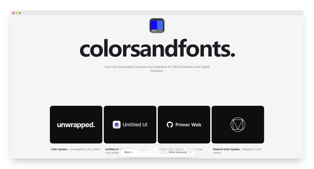 Colors and Fonts | 值得收藏的配色和字体资源库-Boss设计