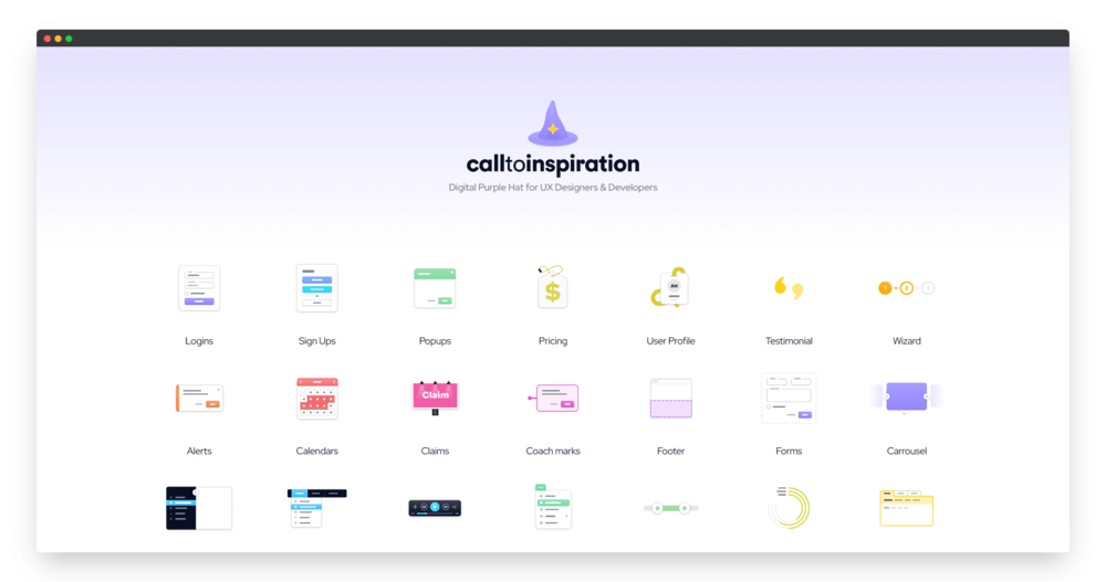 CallToInspiration | UX 设计师和开发人员的灵感社区-Boss设计